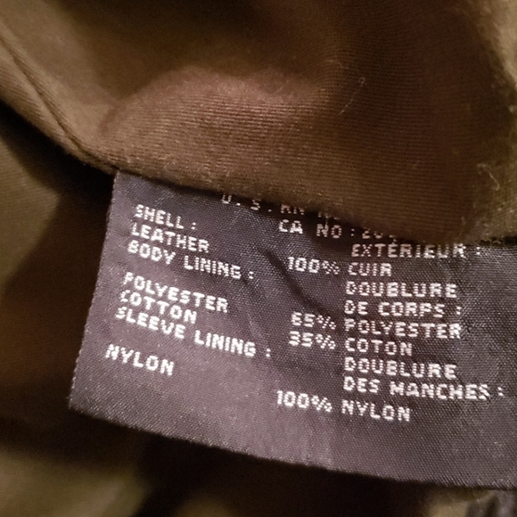 Marc For Parisian Black Leather Jacket Size Large - Picture 6 of 6